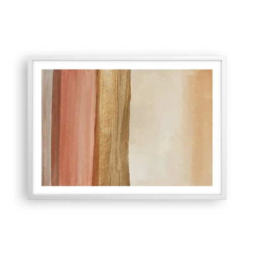 Poster in cornice bianca - Composizione verticale - 70x50 cm