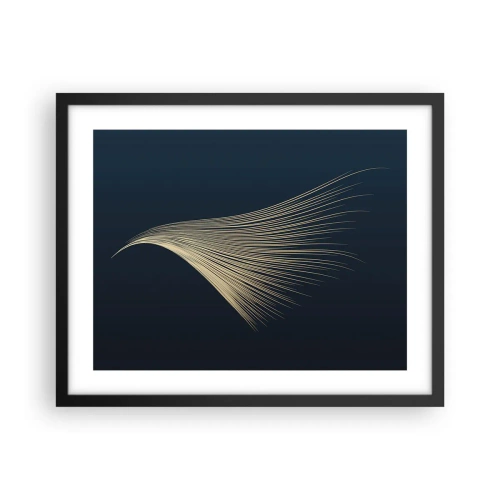 Poster in cornice nera - Come un capello d'angelo - 50x40 cm