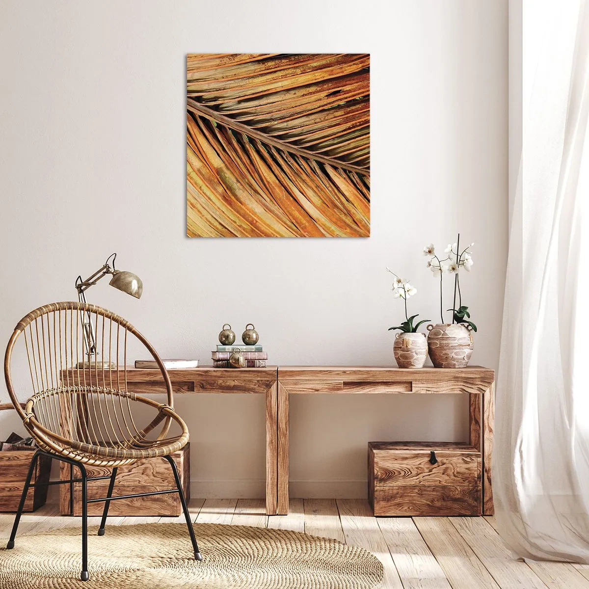 Quadro su tela - Stampe su Tela - Oro di cocco - 70x70 cm