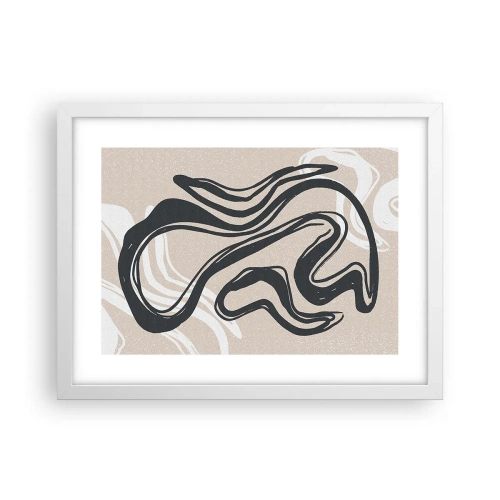 Poster in cornice bianca - Espressione moltiplicata - 40x30 cm