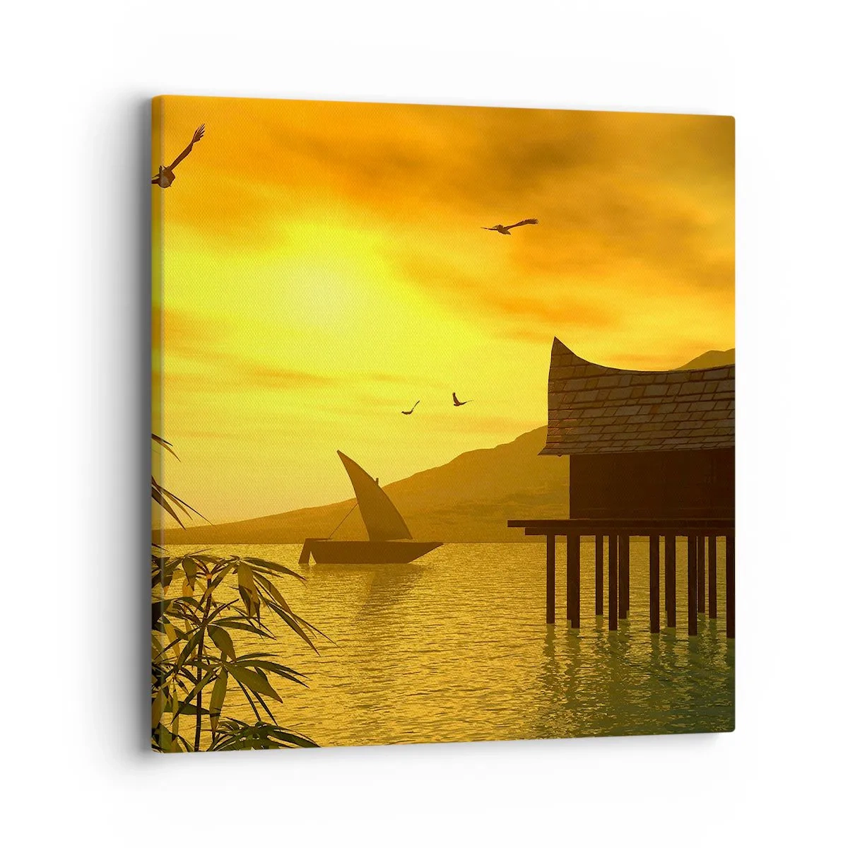 Quadro su tela - Stampe su Tela - Calma desiderata - 40x40 cm