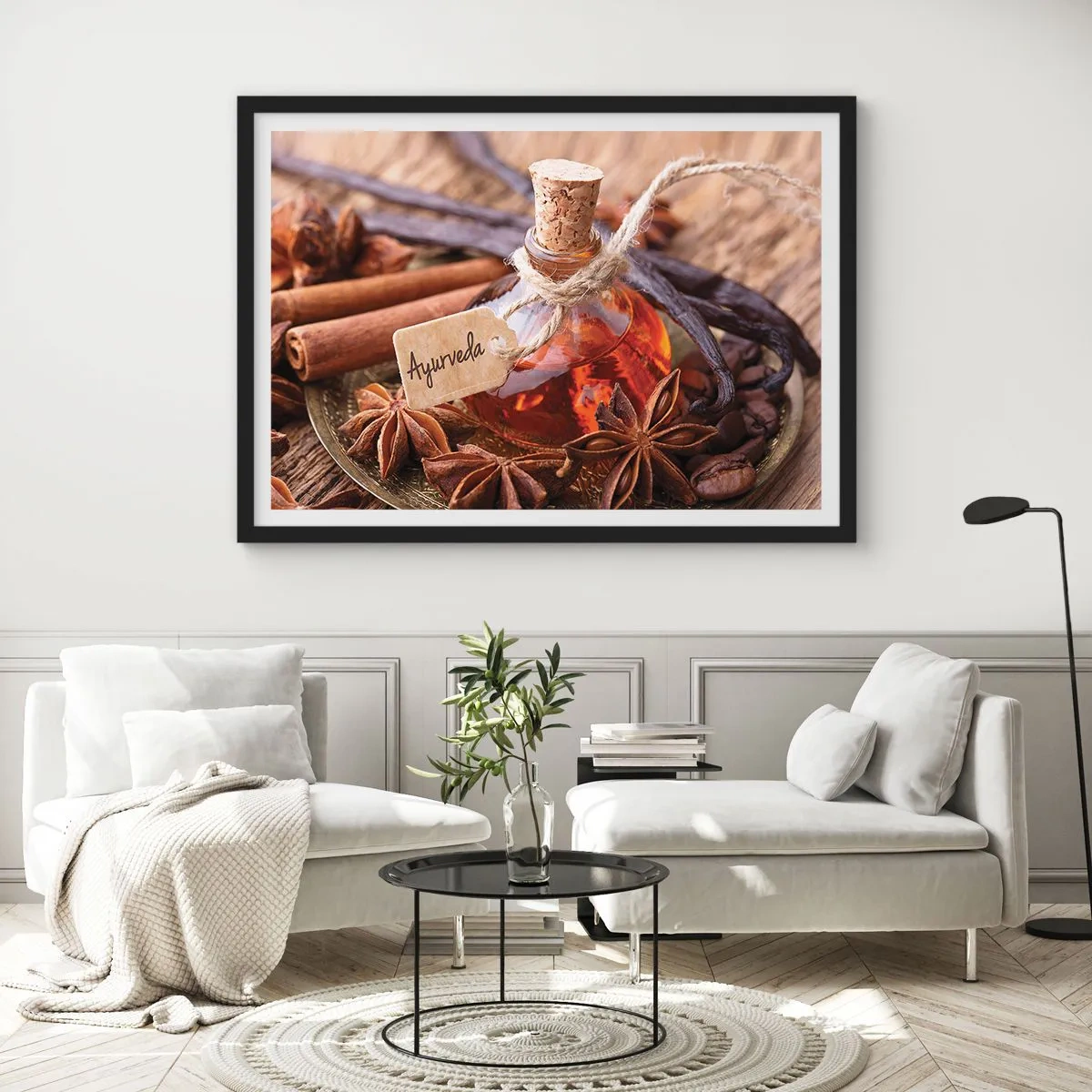 Poster in cornice nera - Verso l'unità del corpo e dell'anima - 40x30 cm