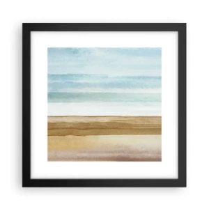 Poster in cornice nera - Rilassamento - 30x30 cm
