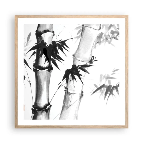 Poster in cornice rovere chiaro - Particolare d'oriente - 60x60 cm