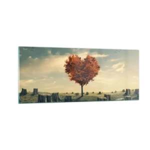 Quadro su vetro - C'è sempre speranza - 100x40 cm