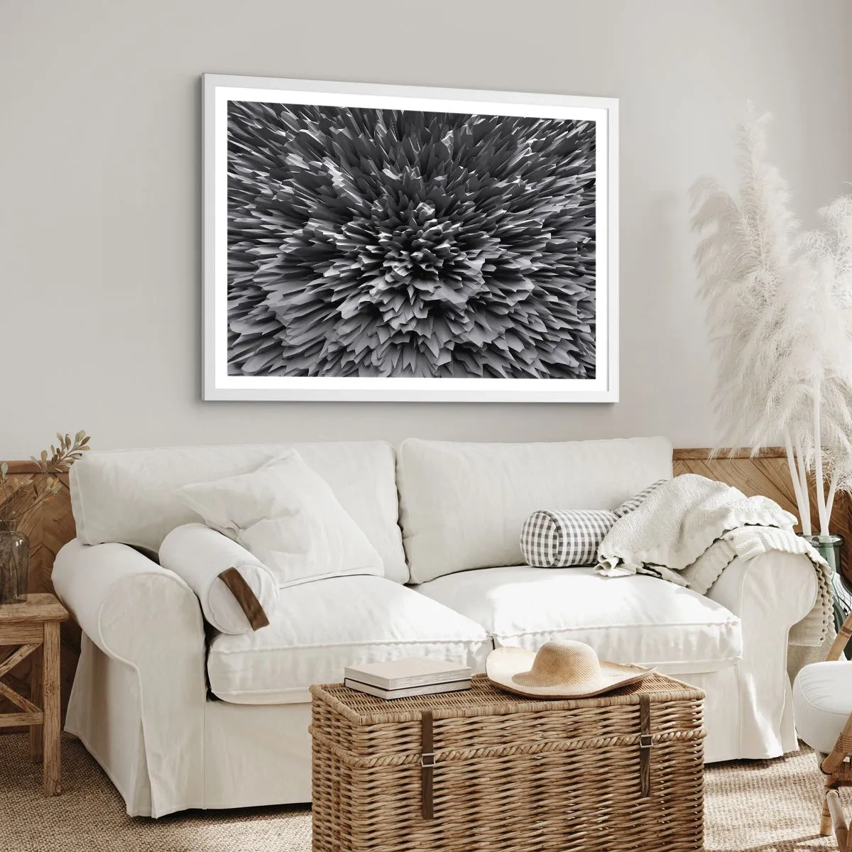 Poster in cornice bianca - Spigolosità massima - 40x30 cm