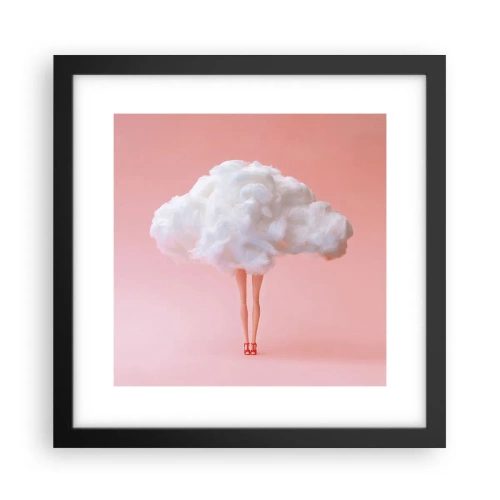 Poster in cornice nera - Dolce promessa - 30x30 cm