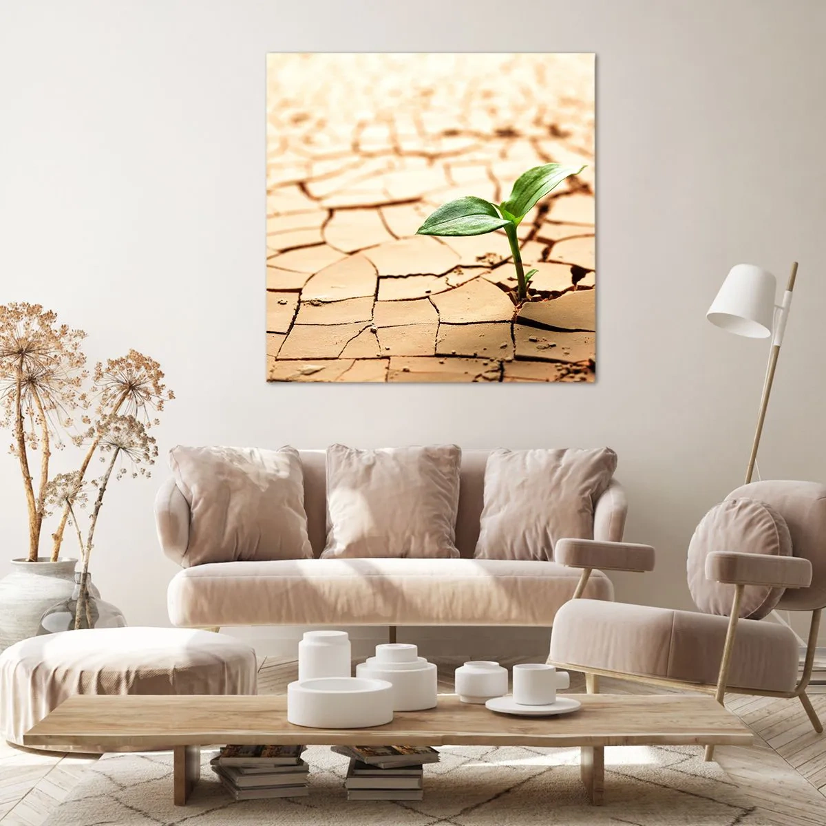 Quadro su tela - Stampe su Tela - L'indomita forza della vita - 70x70 cm