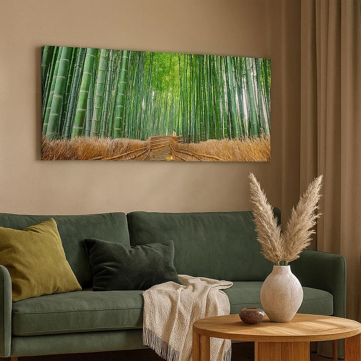 Quadro su tela - Stampe su Tela - Essenza della natura asiatica - 100x40 cm
