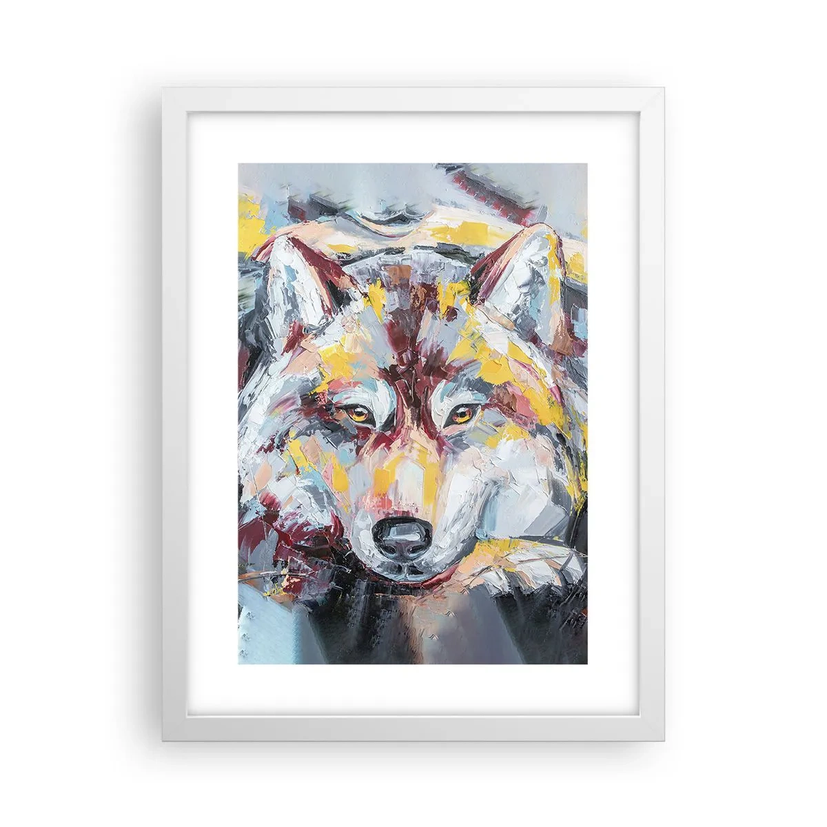 Poster in cornice bianca - Pace tra i suoi - 30x40 cm