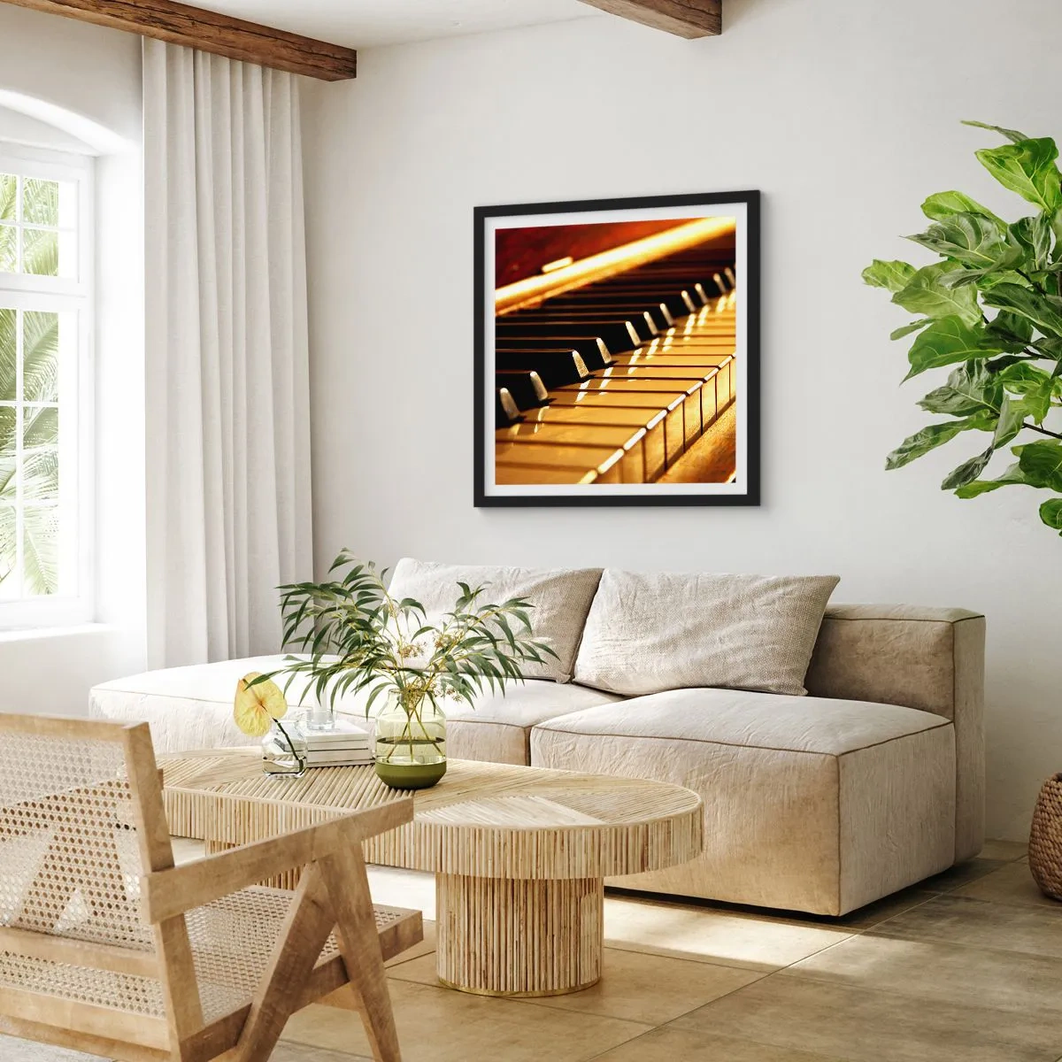 Poster in cornice nera - Possibilità illimitate - 40x40 cm