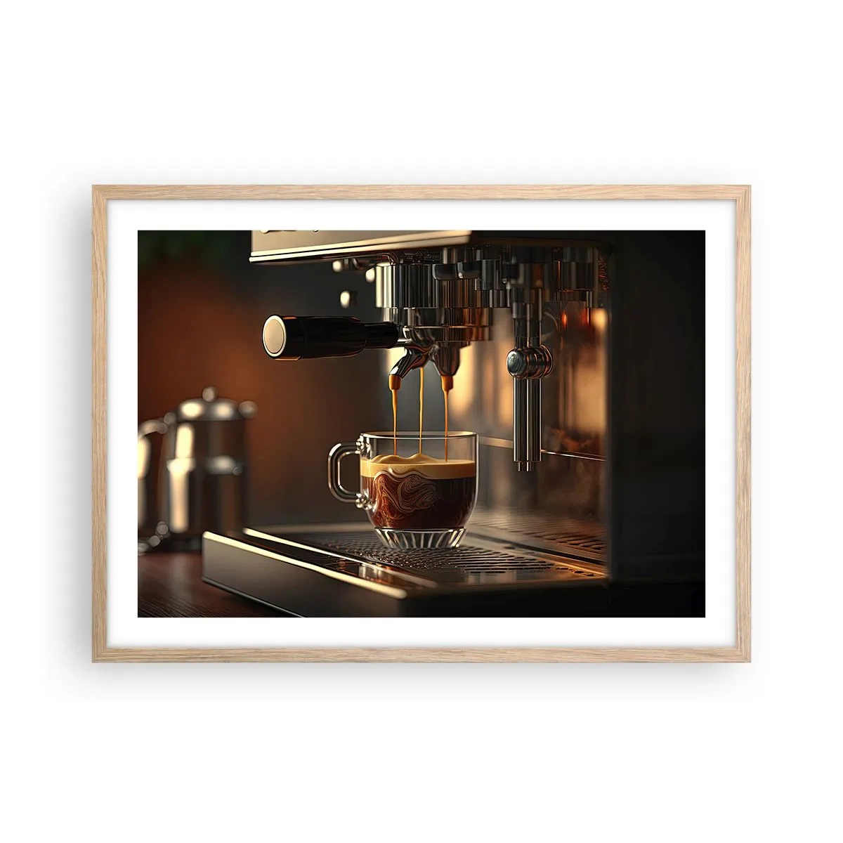 Poster in cornice rovere chiaro - Miscela sensuale - 70x50 cm