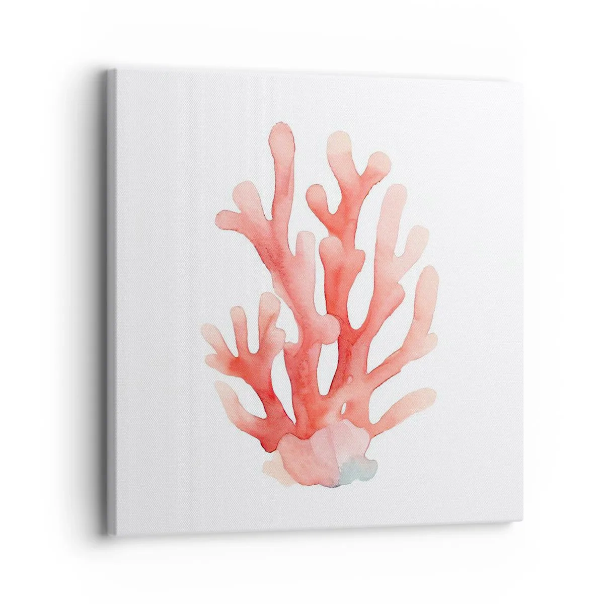 Quadro su tela - Stampe su Tela - Corallo color corallo - 30x30 cm
