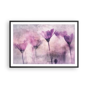Poster in cornice nera - Il sogno dei fiori - 91x61 cm
