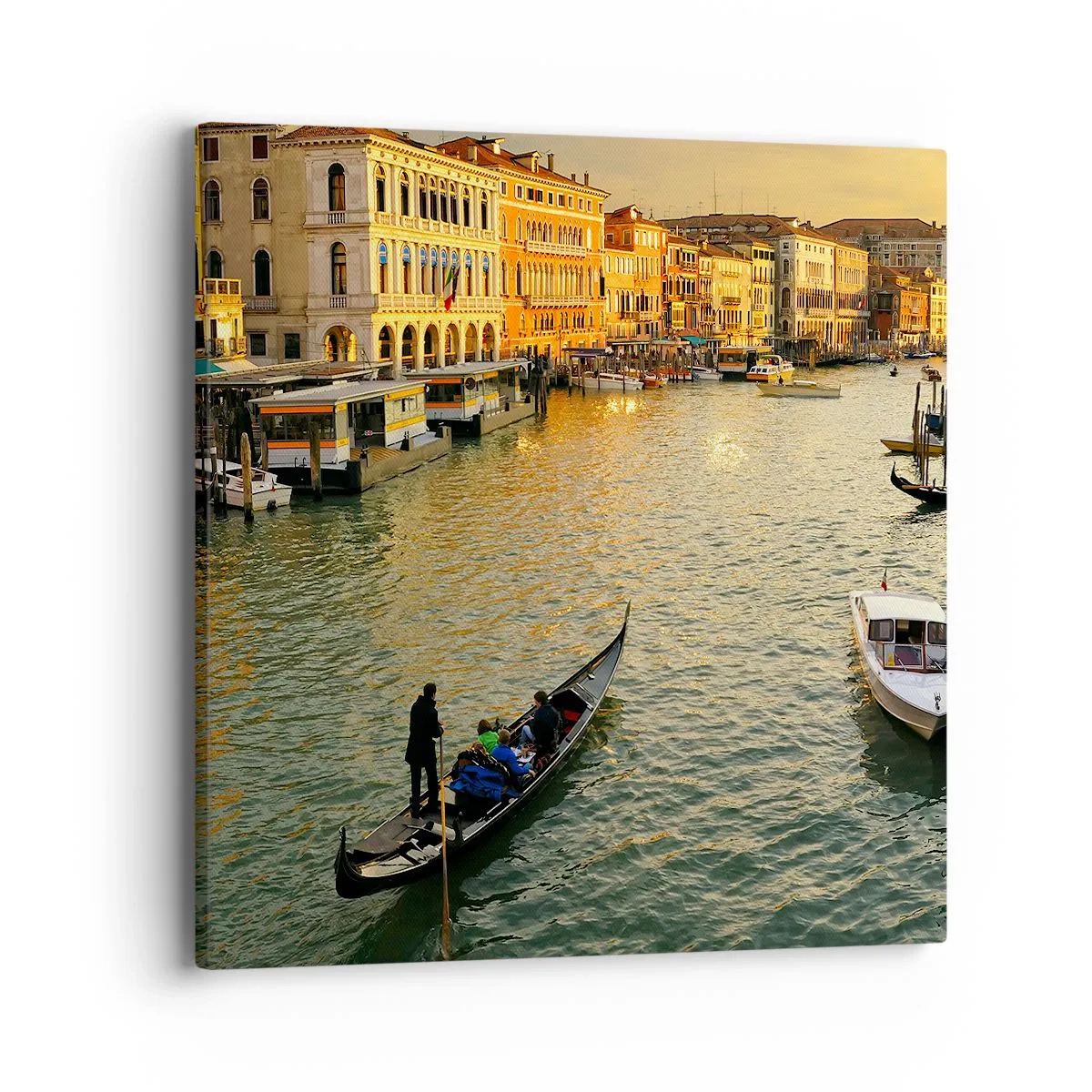 Quadro su tela - Stampe su Tela - Sul lato assolato della strada - 40x40 cm