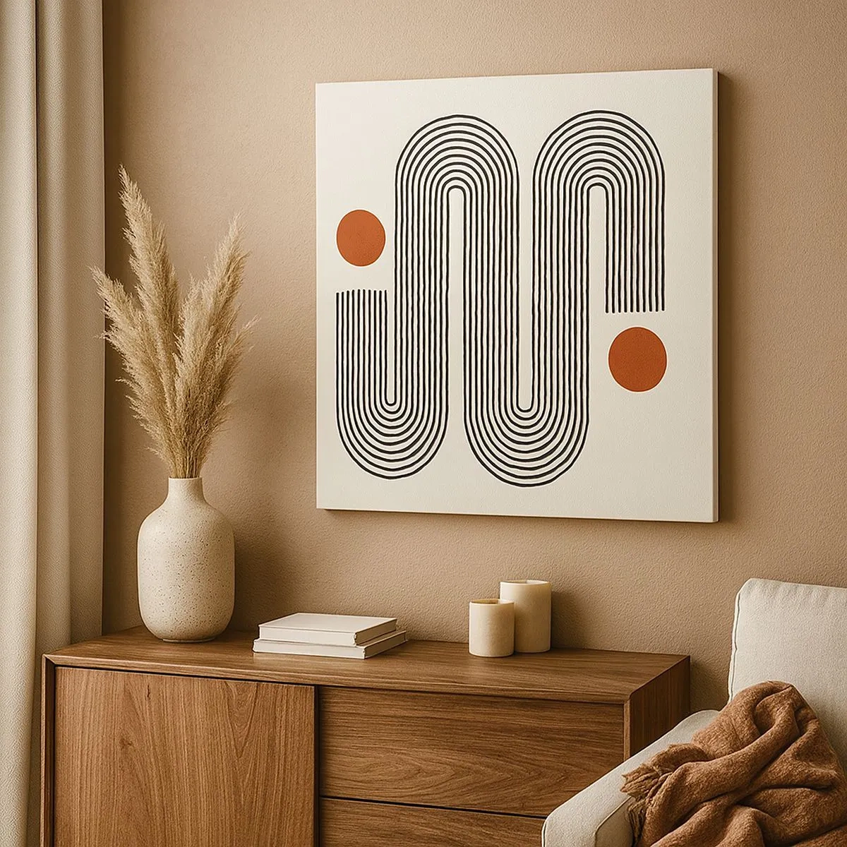 Quadro su tela - Stampe su Tela - Dall'inizio alla fine - 30x30 cm