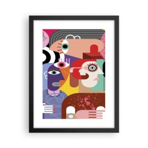 Poster in cornice nera - Mi manda Picasso - 30x40 cm