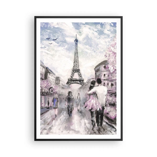Poster in cornice nera - Se innamorarsi, allora solo a... - 70x100 cm