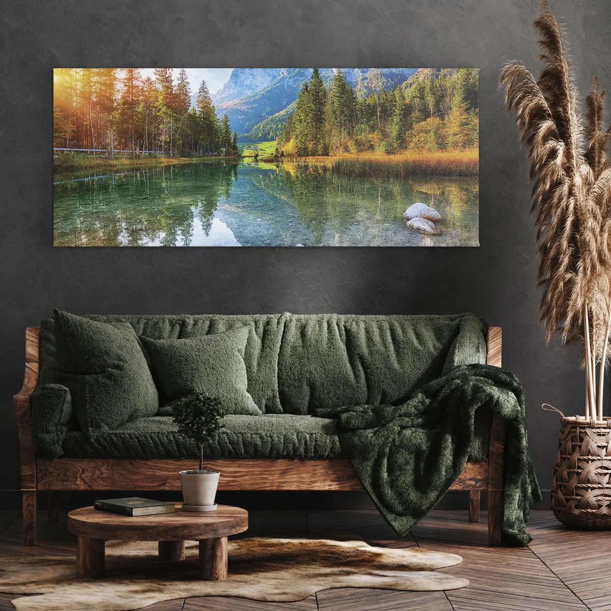 Quadro su tela - Stampe su Tela - La mitezza dell'autunno - 90x30 cm