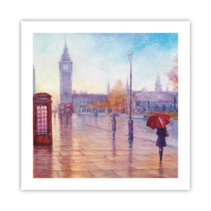 Poster - Giorno d'autunno a Londra - 50x50 cm