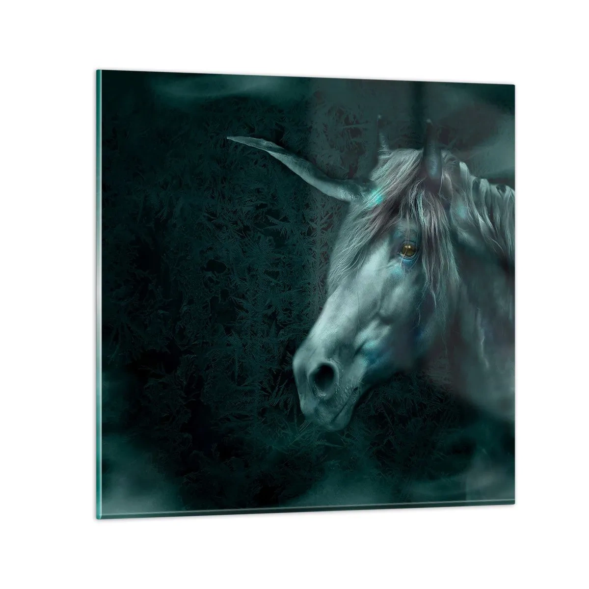 Quadro su vetro - Nel bosco incantato - 30x30 cm
