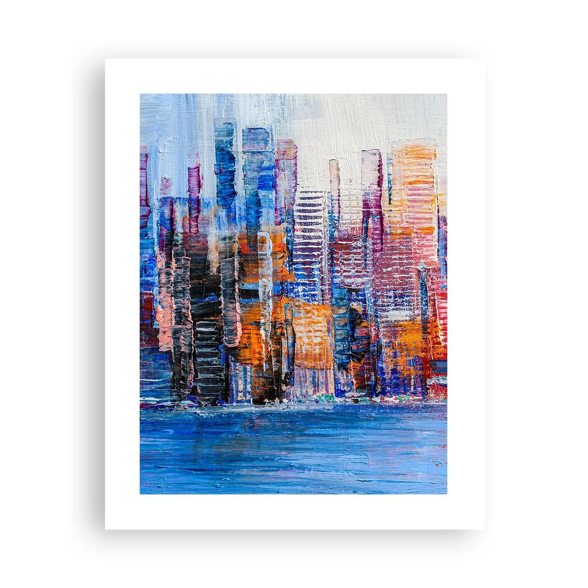 Poster - Metropoli gioiosa - 40x50 cm