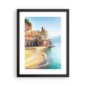 Poster in cornice nera - La città incredibile - 30x40 cm