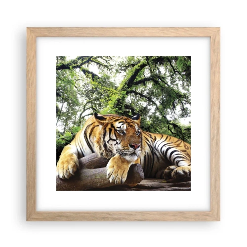 Poster in cornice rovere chiaro - Con espressioni di stima - 30x30 cm