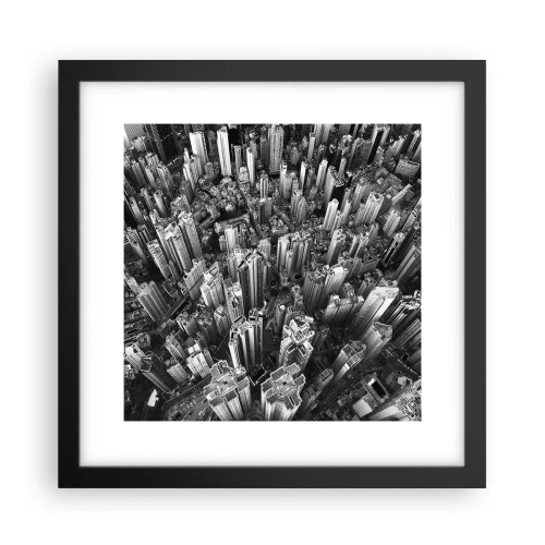 Poster in cornice nera - Ancora più in alto - 30x30 cm