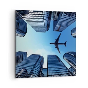 Quadro su tela - Stampe su Tela - Panorama dal canyon di vetro - 60x60 cm