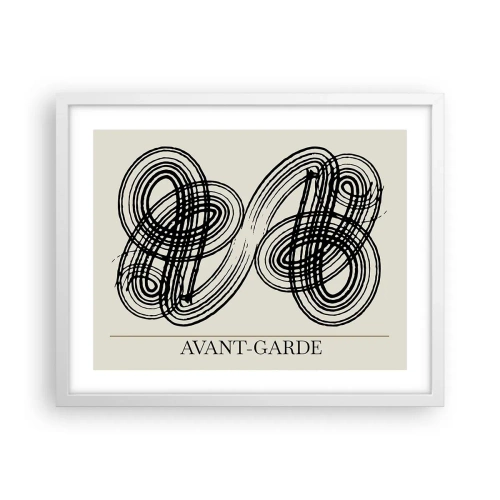 Poster in cornice bianca - In tutta spontaneità - 50x40 cm