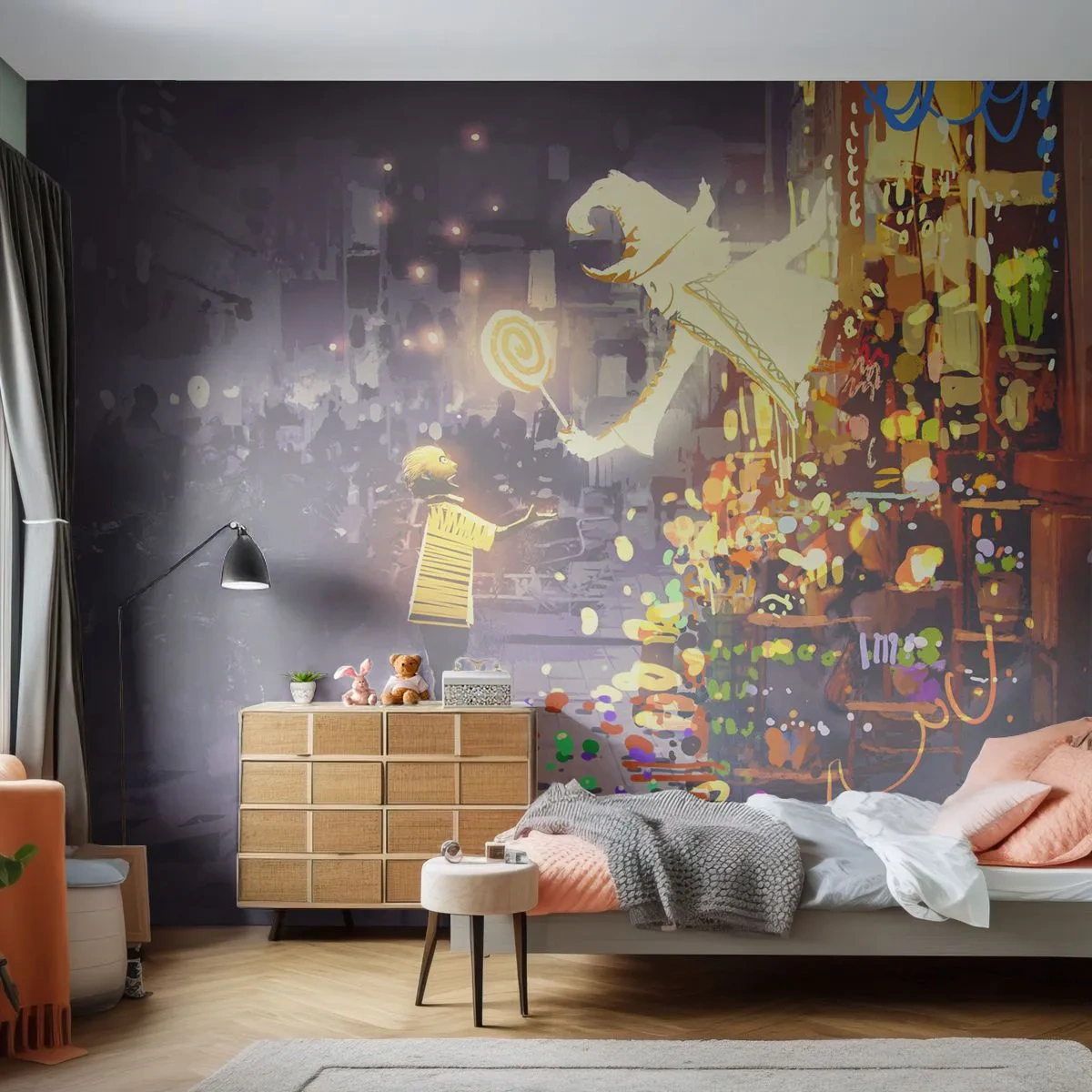 Fotomurali Standard Eco - La magia esiste - Astrazione, Fantasia, Per bambini - 200x140 cm