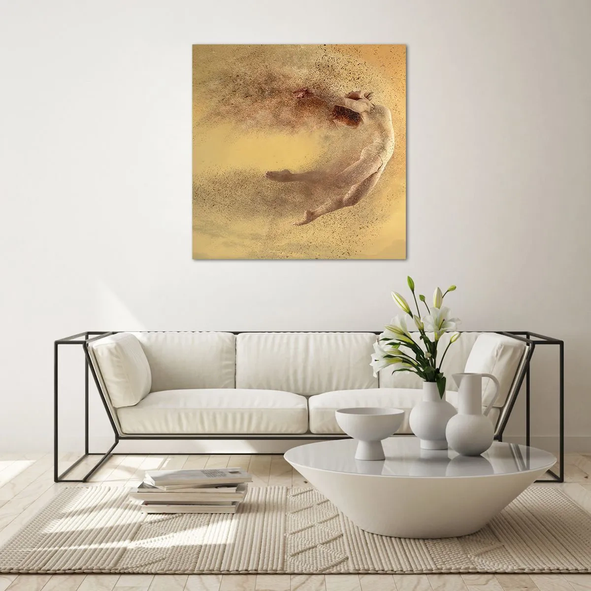 Quadro su vetro - Nell'estasi della danza - 60x60 cm