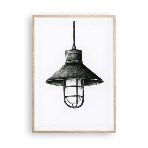 Poster in cornice rovere chiaro - Come tanti anni fa... - 70x100 cm