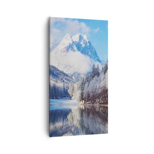 Quadro su tela - Stampe su Tela - Il custode innevato - 55x100 cm