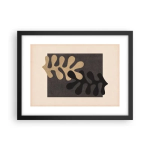 Poster in cornice nera - Assenza e completamento - 40x30 cm