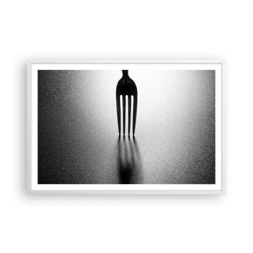 Poster in cornice bianca - Luce e ombra - 91x61 cm