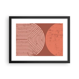 Poster in cornice nera - Rapporti stretti - 40x30 cm