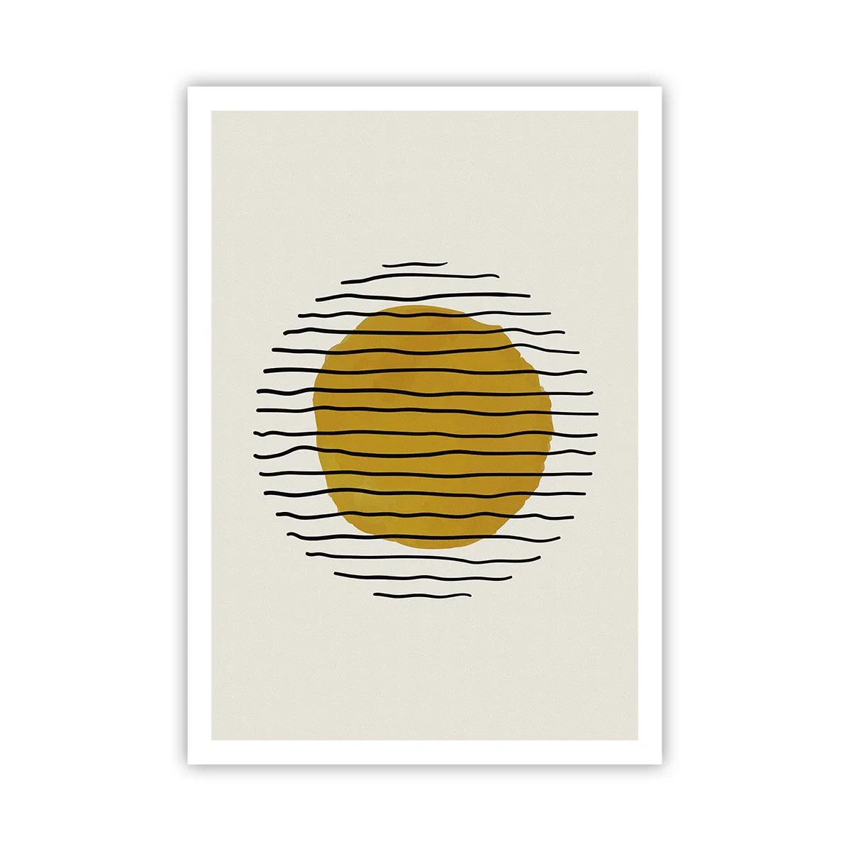 Poster - Astrazione fremente di calore - 70x100 cm