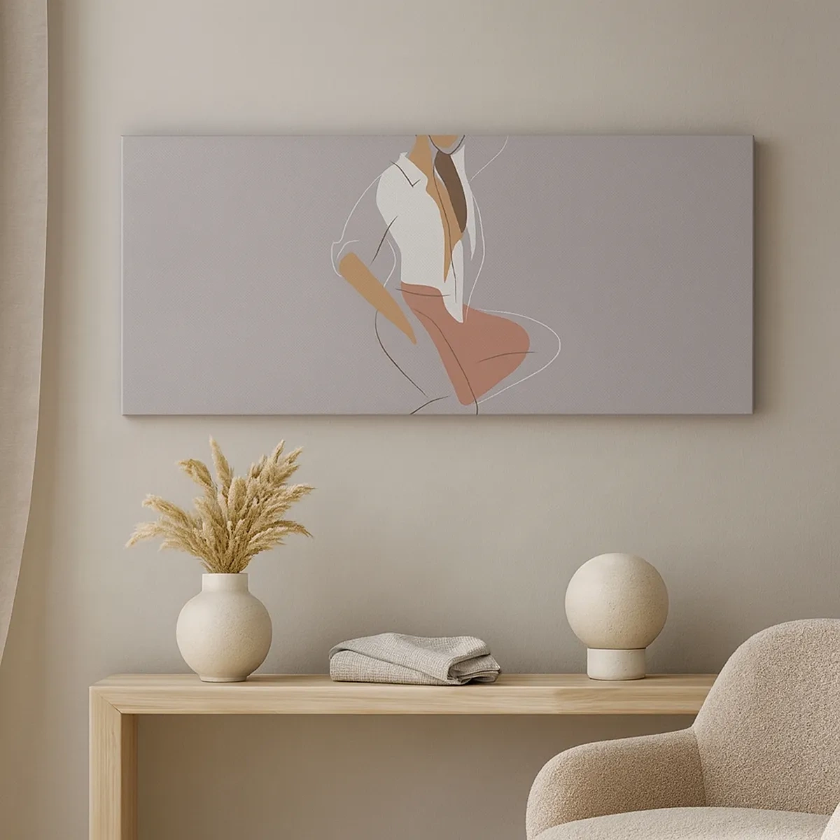 Quadro su tela - Stampe su Tela - Profilo di bellezza - 30x30 cm