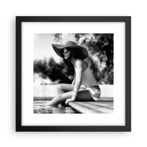 Poster in cornice nera - Sogno estivo - 30x30 cm
