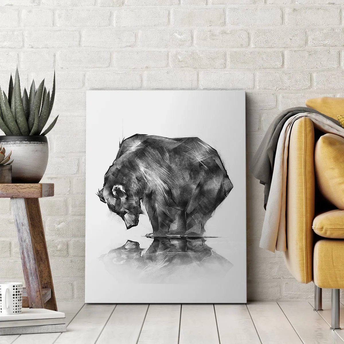 Quadro su tela - Stampe su Tela - Fa piacere vedere chi ci è caro - 45x80 cm