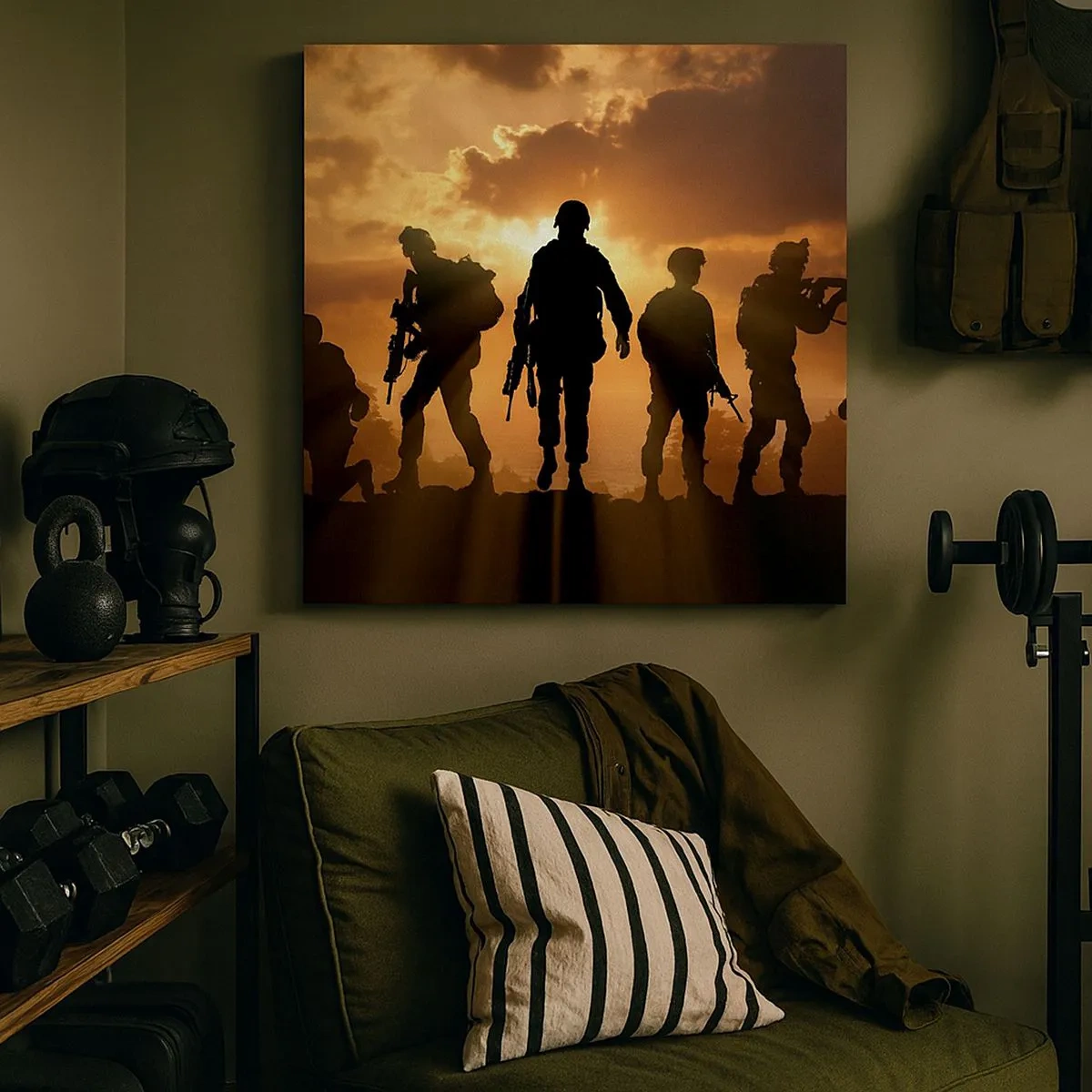 Quadro su tela - Stampe su Tela - Brothers in arms - 30x30 cm