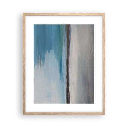 Poster in cornice rovere chiaro - Paesaggio orizzontale - 40x50 cm