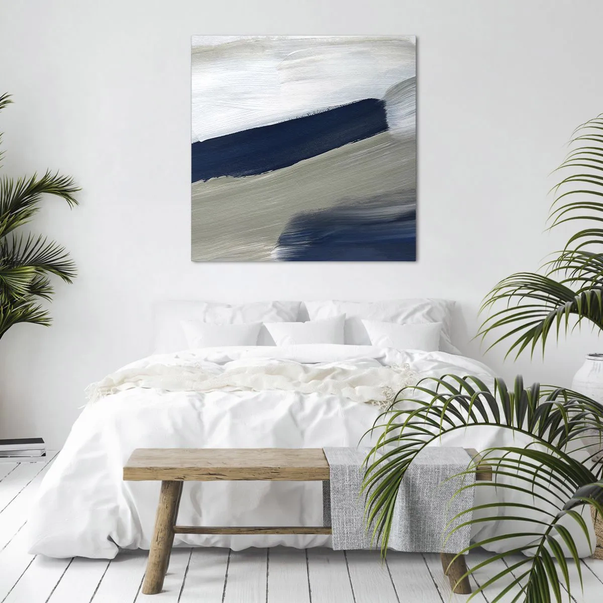 Quadro su tela - Stampe su Tela - Incontro con il bianco - 60x60 cm