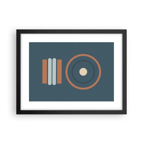 Poster in cornice nera - L'essenza delle cose - 40x30 cm