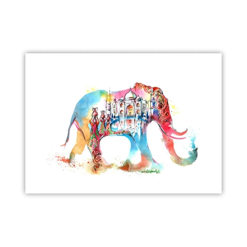 Poster - India: aura d'amore - 70x50 cm