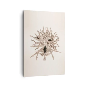 Quadro su tela - Stampe su Tela - Composizione astratta di ballerini in movimento - 70x100cm - Fiorendo nella danza - Decorazione murale moderna per soggiorno e camera da letto ARTTOR