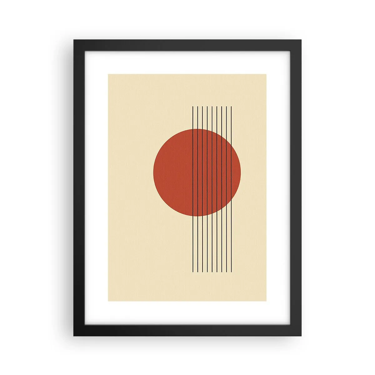 Poster in cornice nera - Nel cerchio e oltre - 30x40 cm