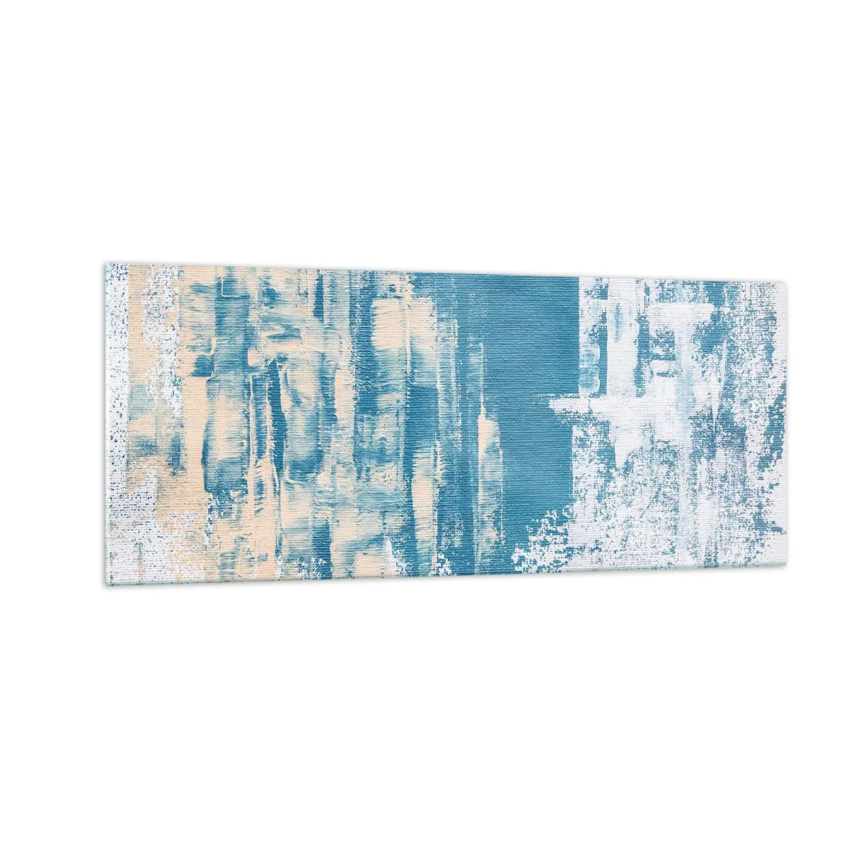 Quadro su vetro - Attraverso il ghiaccio - 100x40 cm